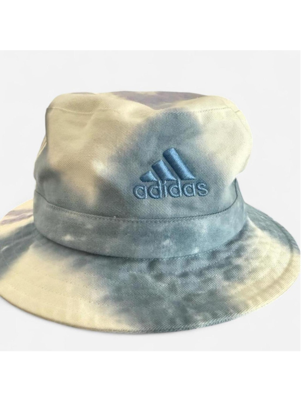 Adidas Blue & Purple Tie Dye Bucket Hat with Embroidered Logo